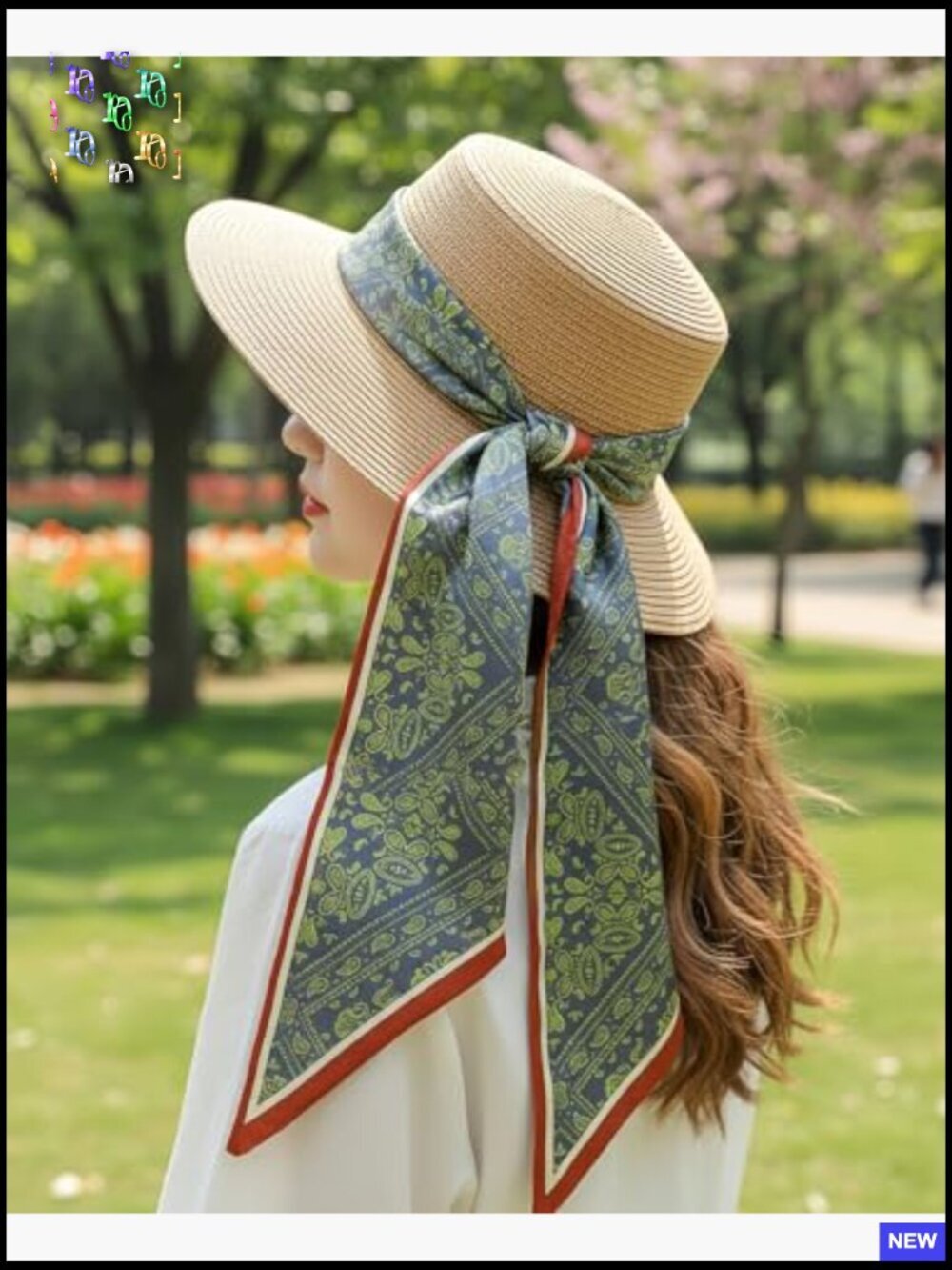 Long Skinny Scarf Luxurious Silk Feeling Versatile Accessory Elegant Chic - Picture 4 of 6